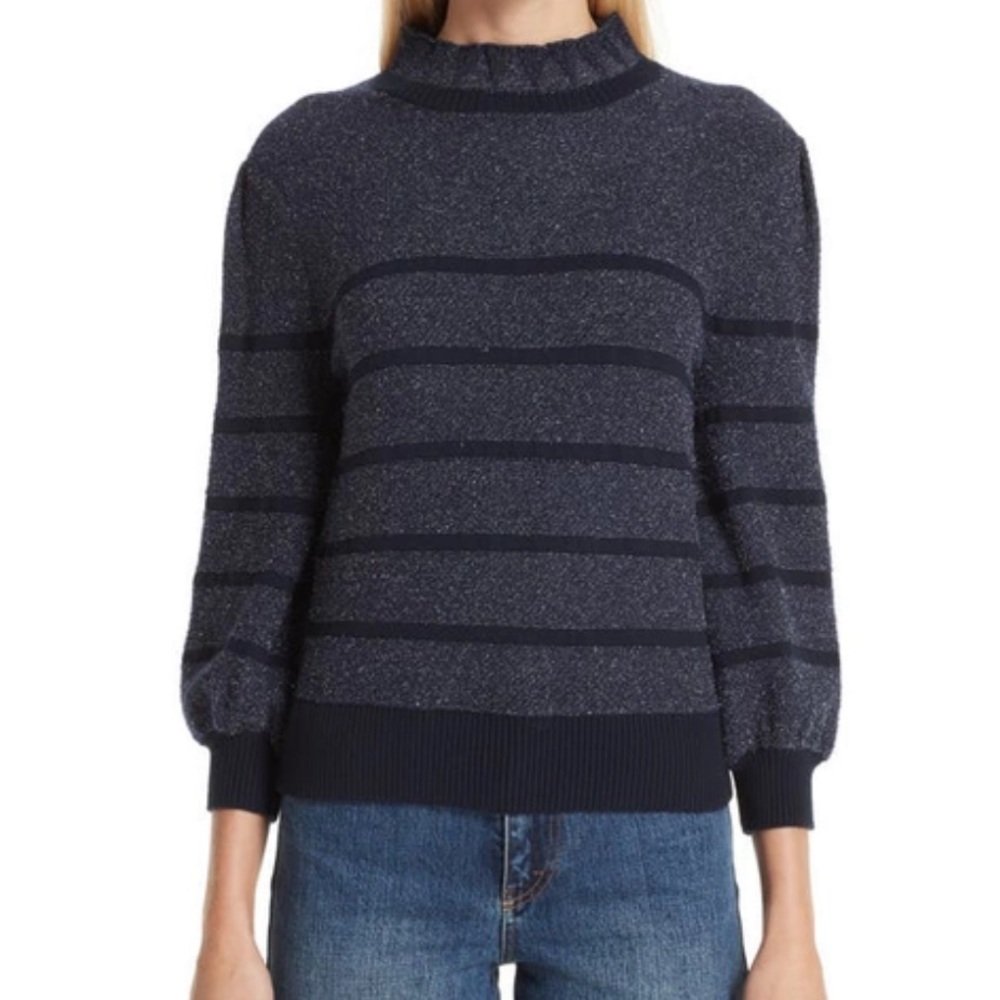 CO Metallic Stripe Sweater